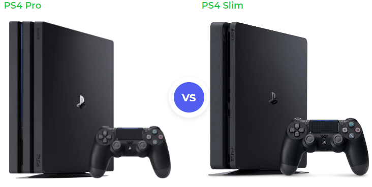 مقایسه ps4 pro and slim