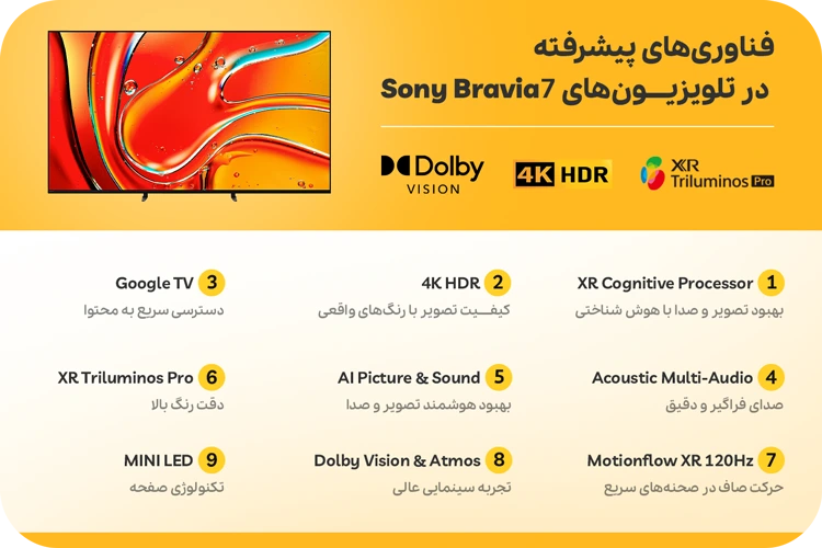 تلویزیون براویا 7 سونی