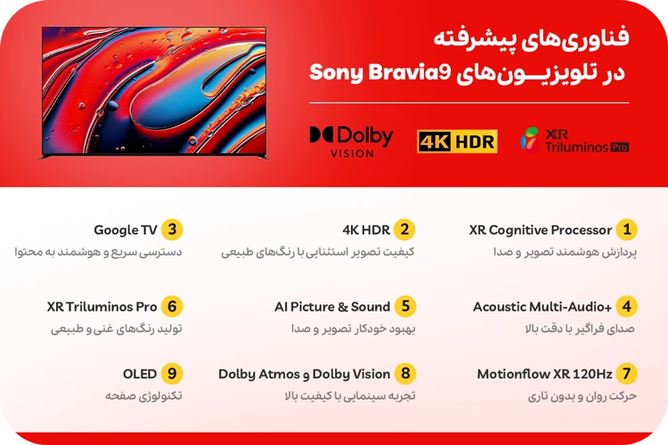 تلویزیون براویا 9 سونی
