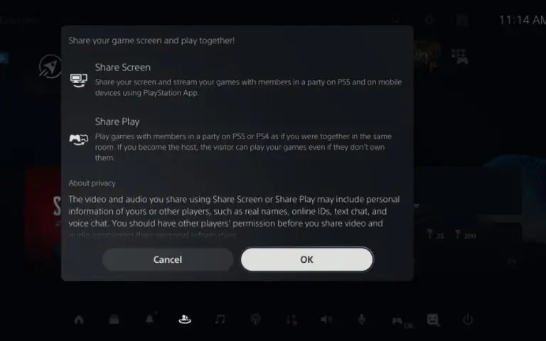 تفاوت کاربرد Share Screen و Share Play در پی اس فایو